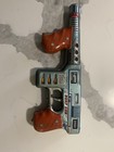 T n  Vintage 1950 Tin Litho Space Burp Gun Ray Gun Toy Pistol