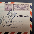 1933 Chicago World s Fair Air Mail Cover Welcoming Italian Air Fleet