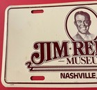 Jim Reeves Museum Booster License Plate Nashville Tennessee Singer Musician