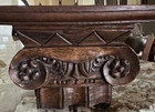 Vintage Hand Carved Wooden Corbel shelf 11 1 2  Wide  7 1 2  Tall  4 3 4  Deep