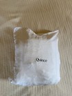 Quince European Linen Queen Sheet Set White 4 Pc  Bag 100  Linen Customer Return