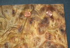 Camphor Burl Raw Wood Veneer Sheet 11 5 X 14 5 Inches 1 42nd Thick       4672-84