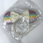 Disney Baublebar Minnie Mouse Spring Ear Headband Rainbow Knit