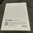 Pocketalk 2 Plus S2 Voice camera Translator  Model  P000710370 Esim 2 Year White
