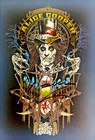 Alice Cooper Hand Signed Concert Poster And Backstage Pass Paranormal Tour 2017