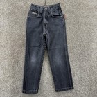 Vintage Jnco Jeans Youth Boys Size 12 Black Denim Jeans Deep Socket K190