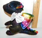 Nwt Ty Beanie Boo Boos Anora The Black Dragon Reg 6  Sz Glitter Rainbow Sparkle