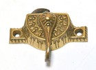 Vintage Eastlake Style Brass Window Latch Sash Lock
