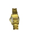 Bachini Men s Chronograph Gold Metal Wristwatch Black Dial Multicolor Bezel