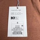 A New Day Women   s Size Small Rust Crew Neck Long Sleeve Shirt Nwt