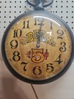 Vintage Electric Beer 5 Cents Wall Clock Bar Pocket Watch Working Condition  ja 