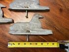 Vintage Afghan Hound Borzoi Dog Cast Aluminum Hurricane Fence Gate Finial Topper