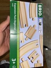 World 33401 Beginner s Expansion Pack   11-piece Kids Wooden Train Track Set    