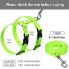 Cat Harness Leash Set Escape Proof Adjustable Nylon Halter For Kitten Pets