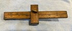 Vintage antique Stanley No  71 Double Beam Wood Scribe Mortise Marking Gauge