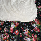 Rare Ralph Lauren Cossette Isadora Black Floral Western King Bed Skirt Chic Usa