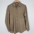 Vintage 1950s Us Army M-1949 Khaki Twill Utility Field Shirt Mens 15x33 Military