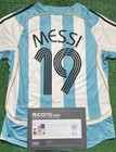 Lionel Messi Back Signed Argentina Home Jersey Autographed Icon Coa