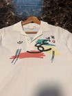 Adidas Originals Stefan Edberg Shirt Mens Large White Vintage 80s Cotton