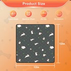 5 Pack Waterproof Guinea Pig Cage Liners Bedding For Small Animal-12  X 12 