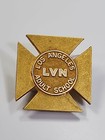 Los Angeles Adult School Lvn Lapel Pin Graduate Nursing Gf Gold Filled