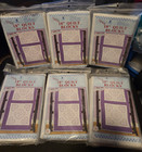 6 Packs Jack Dempsey Needle Art 18  Quilt Blocks Daisy Hearts Stamped Embroidery
