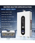 Nessxa Natural Gas Tankless Water Heater 14l Instant Hot Water With Digital Disp