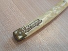 Vintage Pearl Duck Dubl Duck  goldedge  Straight Razor 