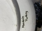 Vintage Hand-painted Kutahya Turkish Decorative Ceramic Plate