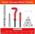 M12 X 1 25 Thread Repair Tool Stainless Helicoil Wire Insert Kit 15pc