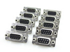 New Qty 10 Amp 5750678-1 Db9 Female Pcb Mount Straight Through Hole D-sub