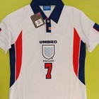 David Beckham Signed Autographed England Team Jersey Coa