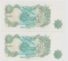 Bank Of England Great Britain 1 Pound      2 Pcs In Cont  No Au