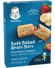 Gerber Graduates Fruit   Cereal Bars - Strawberry Banana - 5 5 Oz - Pack Of 2