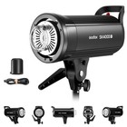 Godox Sk400iiv Strobe Studio Flash With 60 90cm Softbox barndoor color Gels Kit