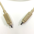Vtg Apple 590-0198-b 3  Beige Composite Video Cable Iie Iic Genuine Tested Works