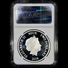 2014 1 Oz Silver Coin     Ngc Pf-70     Minnie Mouse Colorized Niue Disney    trusted   