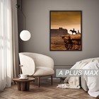 8x16 Picture Frame  Black Engineered Wood Frame For 8 X 16 Inch Picture Poste   