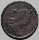 1804 Draped Bust Half Cent - Spiked Chin - Us 1 2c Copper Coin