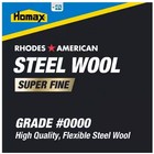 Steel Wool 0000 12 Pad Fine Grade Rhodes  American Final Finish Super Fine