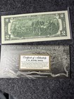 Classic Edition U s   2 Bill Donald Trump Design W  Coa Uncirculated