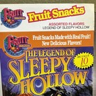 Vintage 90s Fruit Snackers    the Legend Of Sleepy Hollow    Fruit Snacks Box Rare 