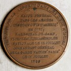1789 France General Lafayette Bronze Medal Hennin-40  Julius-32