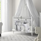 Hanging Diaper Caddy Baby Nursery Organizer Bag For Crib Changing Table