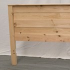 Farmhouse Unfinished Headboard King- Solid Wood made In Usa free Shipping