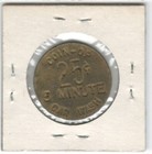 Wash O Mat Vallejo  Fairfield  Ca - Coin-op 25   Car Wash - 27mm Solano Co  Token