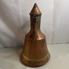 Antique vintage Large Hand Hammered Turkish Copper Tea Coffee Pot 14 5    T Decor