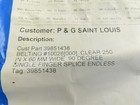 Midwest Industrial Rubber Mir Clear Endless Conveyor Belt 250  X 60mm