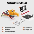Skyshalo 2000 Lbs  12v Dc Winch W  5 32 In  X 39 Ft  Line  Ip55 Waterproof
