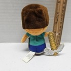 Itty Bittys Minecraft Steve Plush W  Pickaxe Stuffed Animal - Hallmark